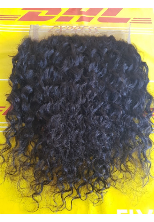 Curly hair frontal