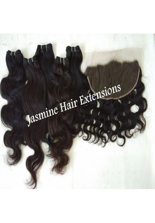 Unprocessed Wavy Human hair Extensions